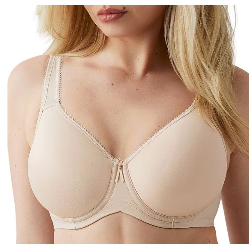 Wacoal T-Shirt Bra 32D Nude Basic Beauty Spacer Underwire Everyday